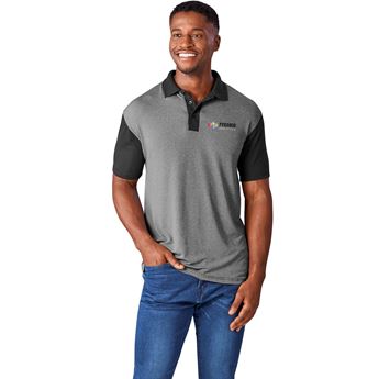 Mens Crossfire Melange Golf Shirt, ALT-CFG