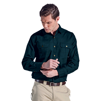 Mens Bush Shirt Long Sleeve, LLO-LBUSH