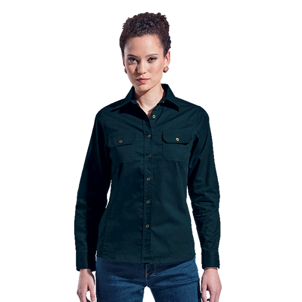 Ladies Bush Shirt Long Sleeve, LLLO-LBUSH