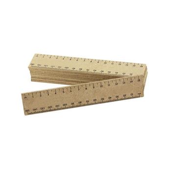 15cm Wooden Ruler, ECO30006