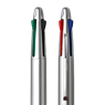4 Colour Ballpoint Pen With Rubber Grip, BP8123