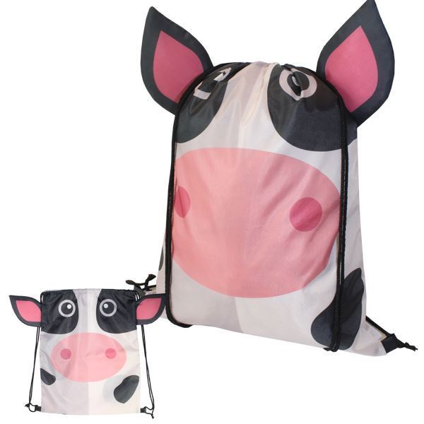 Cow Drawstring Bag, BAG587