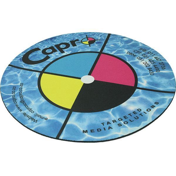 Round Polyester Mousepad With Fc, MOUSE061