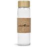 Kooshty Clear Bamboost Glass Water Bottle, KOOSH-9085