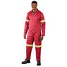 Trade Polycotton Conti Suit - Reflective Arms, Legs & Back - Yellow Tape, ALT-11012