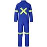 Trade Polycotton Conti Suit - Reflective Arms, Legs & Back - Yellow Tape, ALT-11012
