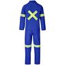 Trade Polycotton Conti Suit - Reflective Arms, Legs & Back - Yellow Tape, ALT-11012