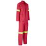 Trade Polycotton Conti Suit - Reflective Arms, Legs & Back - Yellow Tape, ALT-11012