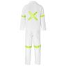 Trade Polycotton Conti Suit - Reflective Arms, Legs & Back - Yellow Tape, ALT-11012