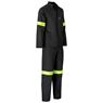 Trade Polycotton Conti Suit - Reflective Arms, Legs & Back - Yellow Tape, ALT-11012