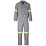 Trade Polycotton Conti Suit - Reflective Arms, Legs & Back - Yellow Tape, ALT-11012