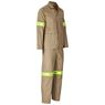 Trade Polycotton Conti Suit - Reflective Arms, Legs & Back - Yellow Tape, ALT-11012