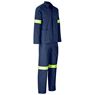 Trade Polycotton Conti Suit - Reflective Arms, Legs & Back - Yellow Tape, ALT-11012