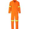 Trade Polycotton Conti Suit - Reflective Arms, Legs & Back - Yellow Tape, ALT-11012