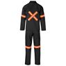 Trade Polycotton Conti - Suit Reflective Arms, Legs & Back - Orange Tape, ALT-11013