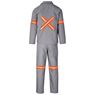 Trade Polycotton Conti - Suit Reflective Arms, Legs & Back - Orange Tape, ALT-11013