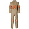 Trade Polycotton Conti - Suit Reflective Arms, Legs & Back - Orange Tape, ALT-11013