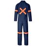 Trade Polycotton Conti - Suit Reflective Arms, Legs & Back - Orange Tape, ALT-11013