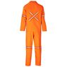 Trade Polycotton Conti - Suit Reflective Arms, Legs & Back - Orange Tape, ALT-11013
