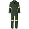 Acid Resistant Polycotton Conti Suit - Reflective Arm, Legs & Back - Yellow Tape, ALT-11063