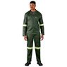 Acid Resistant Polycotton Conti Suit - Reflective Arm, Legs & Back - Yellow Tape, ALT-11063