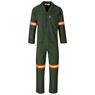 Acid Resistant Polycotton Conti Suit - Reflective Arm, Legs & Back - Orange Tape, ALT-11064