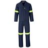 Technician 100% Cotton Conti Suit - Reflective Arms, Legs & Back - Yellow Tape, ALT-11033