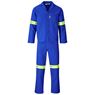 Technician 100% Cotton Conti Suit - Reflective Arms, Legs & Back - Yellow Tape, ALT-11033