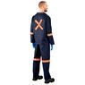 Technician 100% Cotton Conti Suit - Reflective Arms, Legs & Back - Orange Tape, ALT-11034