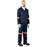 Technician 100% Cotton Conti Suit - Reflective Arms, Legs & Back - Orange Tape, ALT-11034