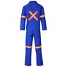 Technician 100% Cotton Conti Suit - Reflective Arms, Legs & Back - Orange Tape, ALT-11034