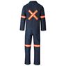 Vintage 100% Cotton Denim Conti Suit - Reflective Arms, Legs & Back - Orange Tape, ALT-11044