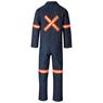 Vintage 100% Cotton Denim Conti Suit - Reflective Arms, Legs & Back - Orange Tape, ALT-11044