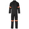 Trade Polycotton Conti Suit - Reflective Arms & Legs - Orange Tape, ALT-11011