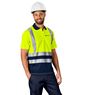 Surveyor Two-Tone Hi-Viz Reflective Golf Shirt, ALT-1402