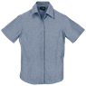  Oxford Blouse Short Sleeve Ladies, LL-OX