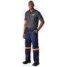 Site Premium Polycotton Pants - Reflective Legs - Orange Tape, ALT-11132