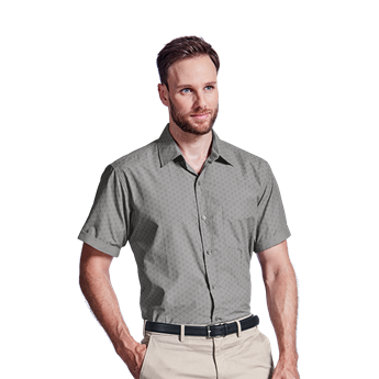 Claremont Lounge Shirt Short Sleeve Mens, LO-CLR