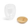 Okiyo Moco Double-Wall Glass Cup - 350ml, DW-7335
