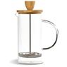 Okiyo Osu Glass & Bamboo Coffee Plunger - 350ml, HL-OK-117-B