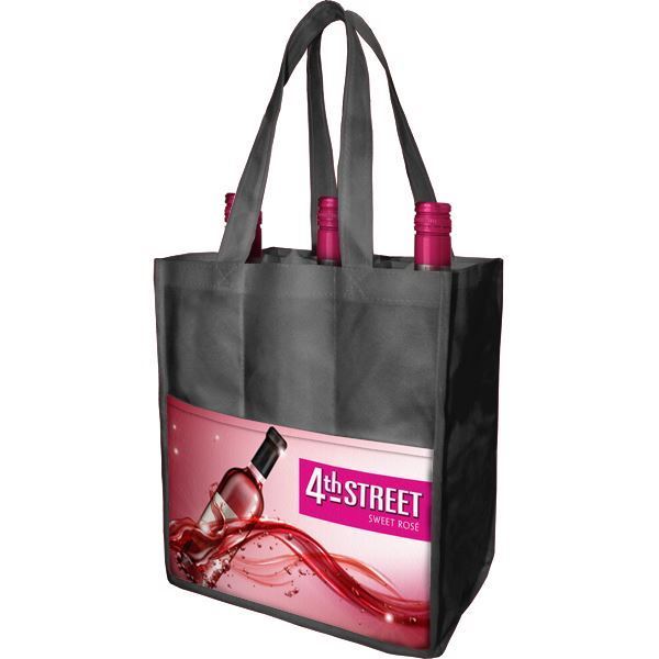 Chianti 3 Bottle Wine Bag With FC Pocket, BAG592