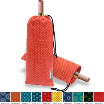 Shweshwe Wine Bag With Fc Tag, SHWE350