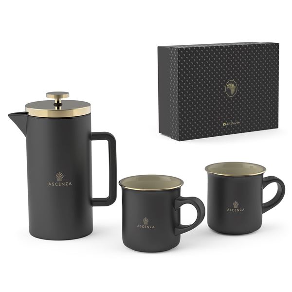 Andy Cartwright Afrique Coffee Press And Mug Set, AC-2345