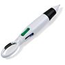 Quatro 4-In-1 Clip Neck Pen, WI-AL-252-B