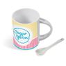 Eden Sublimation Mug & Spoon Set - 320ml, MUG-6730