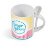 Eden Sublimation Mug & Spoon Set - 320ml, MUG-6730