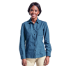 Ladies Denim Blouse Long Sleeve, LLL-DEN