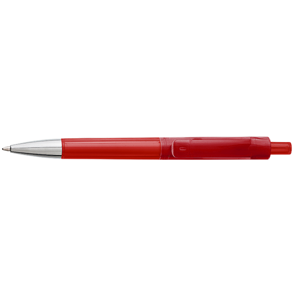 Ballpoint Pen With Transparent Coloured Barrel, BP7985