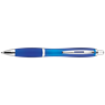 Curved Design Ballpoint Pen With Coloured Barrel, BP30151