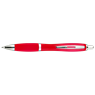 Curved Design Ballpoint Pen With Coloured Barrel, BP30151